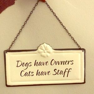 NWT Dog/Cat Hanging Home Decoration